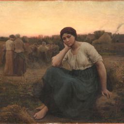 Jules Breton - galerie latrium - antiquaire brocanteur - photo1