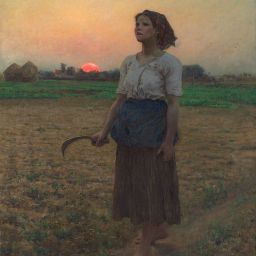 Jules Breton - galerie latrium - antiquaire brocanteur - photo6