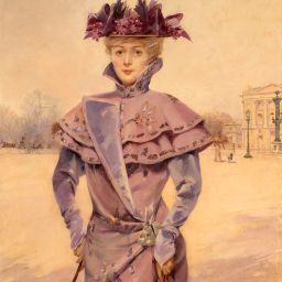 Louise ABBEMA - artiste - galerie latrium - antiquaire brocanteur - photo2