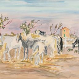 Yves Brayer - galerie latrium - antiquaire brocanteur - photo10