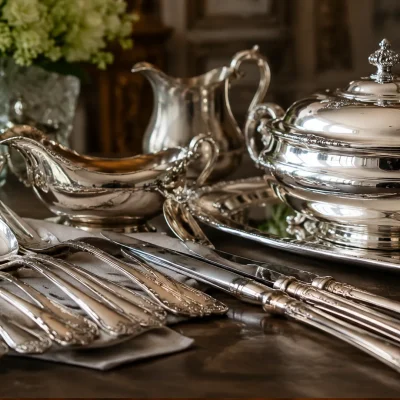 Argenterie et arts de la table en succession - que valent vos couverts anciens — Galerie L'Atrium - photo 1