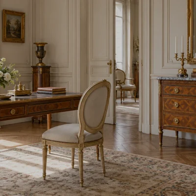 mobilier Louis XVI ancien style néoclassique estimation expertise galerie atrium banniere